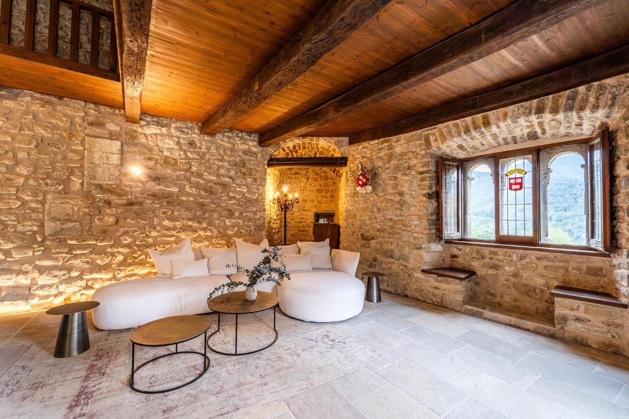 Castell In Girona Vila Sant Miquel de Campmajor Exterior foto