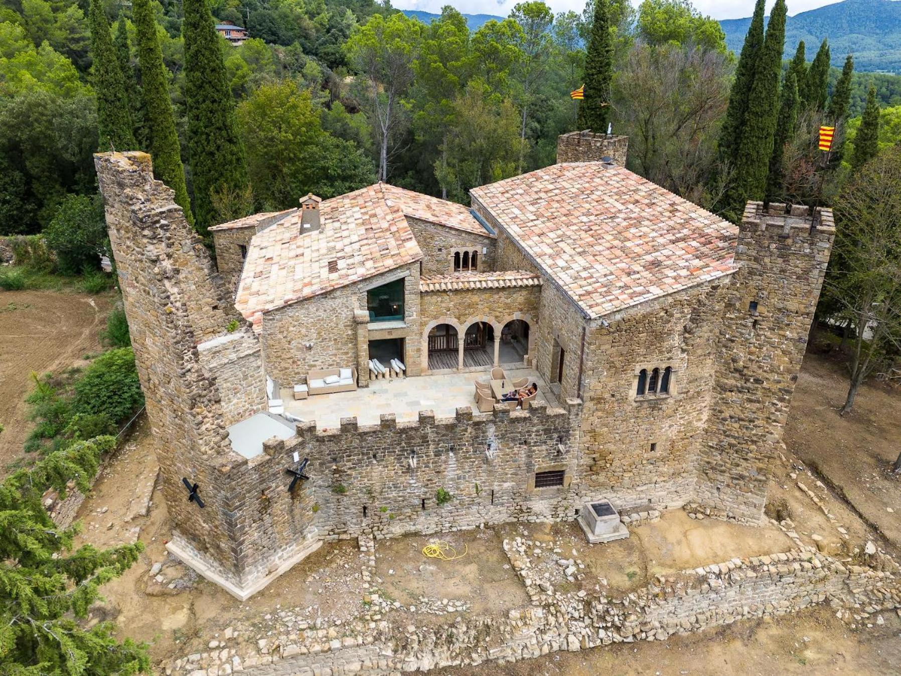 Castell In Girona Vila Sant Miquel de Campmajor Exterior foto