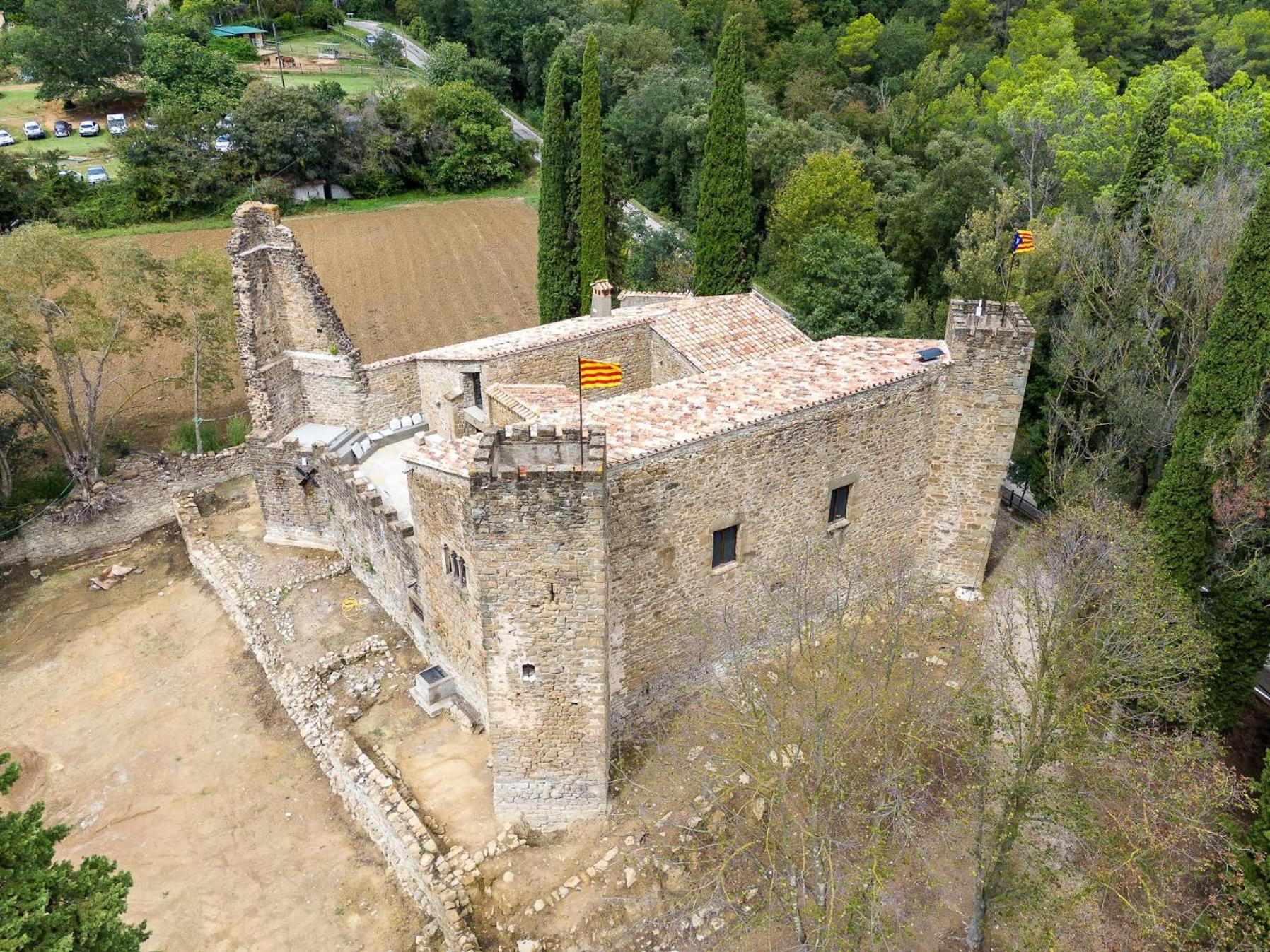 Castell In Girona Vila Sant Miquel de Campmajor Exterior foto